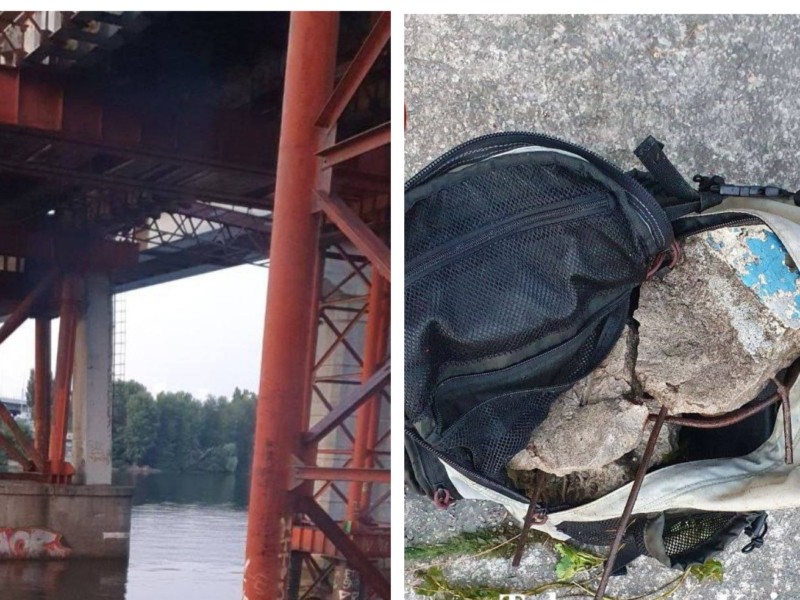 Юнак кинувся з Подільсько-Воскресенського мосту, маючи в рюкзаку каміння (18+)