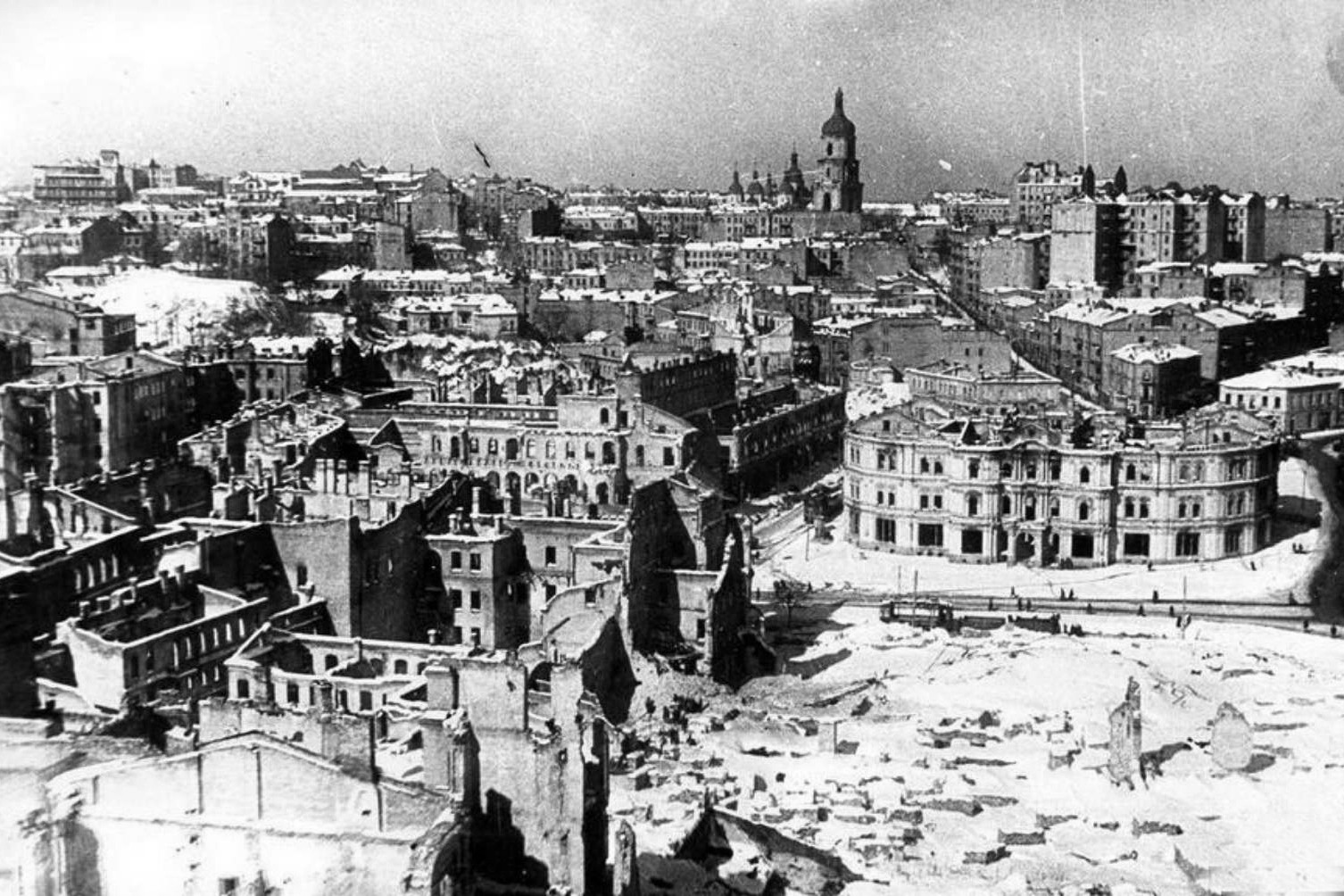 Разрушенный Киев 1942