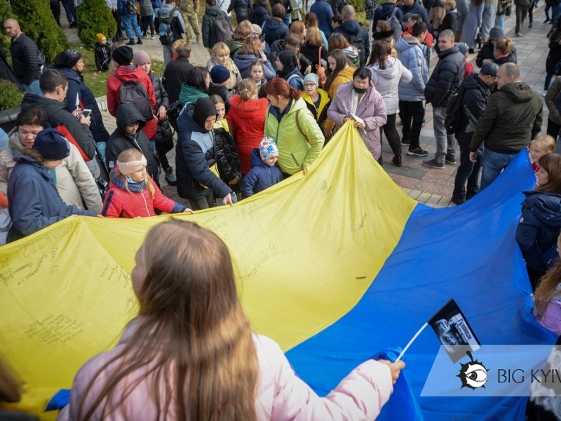 У поліції прозвітували про порушення під час Маршу захисників і захисниць України