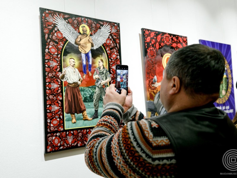 Мистецтво як протест. У новому арт-просторі Музею Майдану відкрилась перша виставка