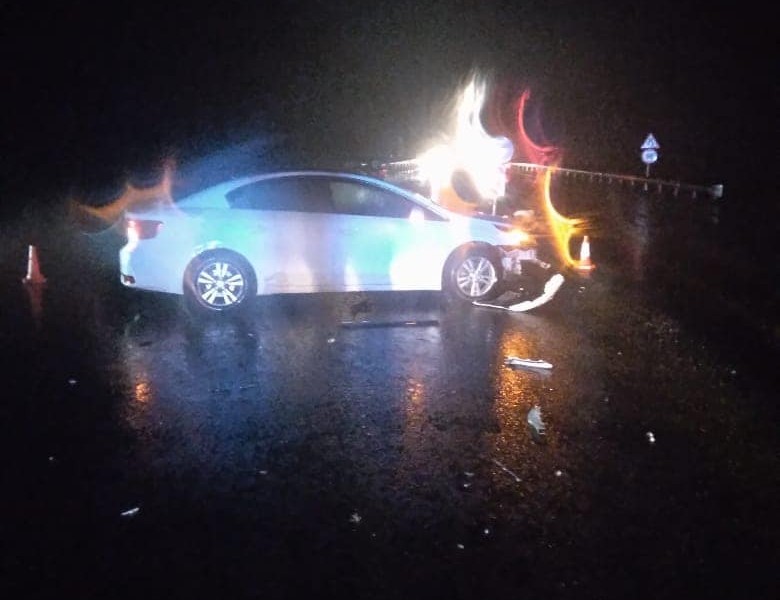 В Миронівці 64-річна водійка протаранила поліцейське авто