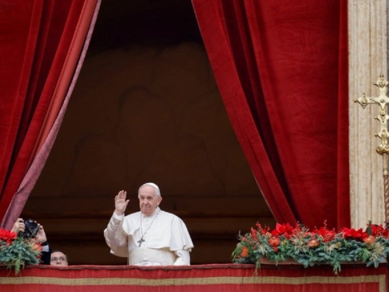Папа Римський Франциск помолився за Україну під час Різдвяного виступу в Ватикані (ВІДЕО)