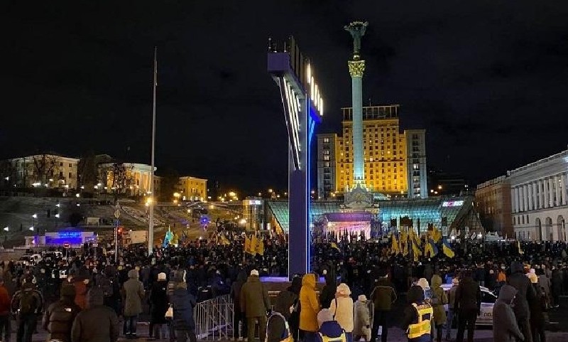 Поліція не побачила порушень на акціях протесту в центрі Києва