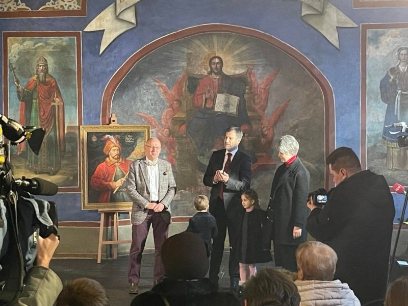 У Софії Київській представили Мазепинське Євангліє і вперше відслужили заупокійну літію в пам’ять про Івана Мазепу