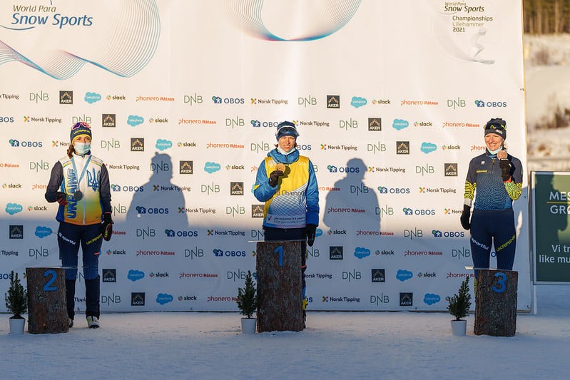 Лижниці з Київщини вибороли золото та бронзу на Паралімпійському чемпіонаті світу