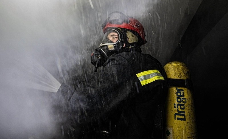 На території КП “Київкомунсервіс” сталася пожежа