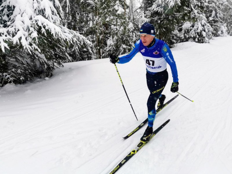 Спортсмен із Київщини став чотириразовим чемпіоном із лижних перегонів