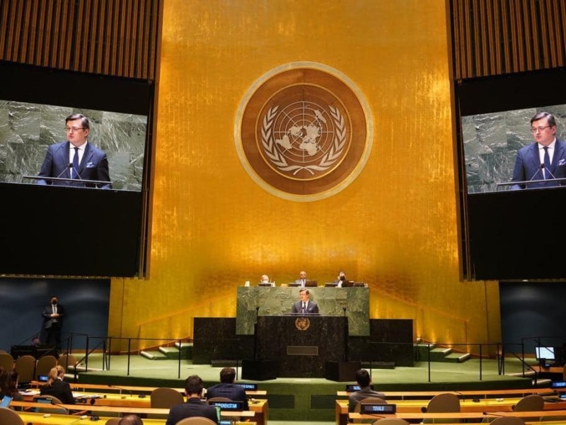 Засудження мало, ми очікуємо, що світ вживе заходів – Кулеба на генасамблеї ООН