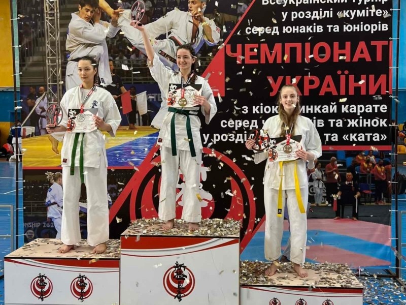 Каратисти з Київщини стали призерами всеукраїнських та міжнародних змагань