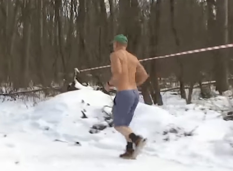 На Київщині 58-річний чоловік пробіг рекордну дистанцію в шортах
