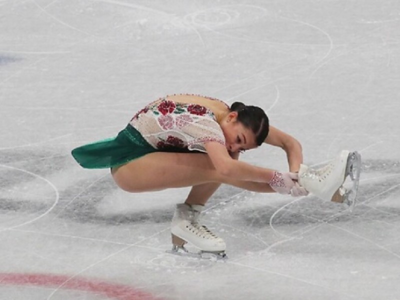 Українська фігуристка розплакалась після дебютного виступу на Олімпіаді
