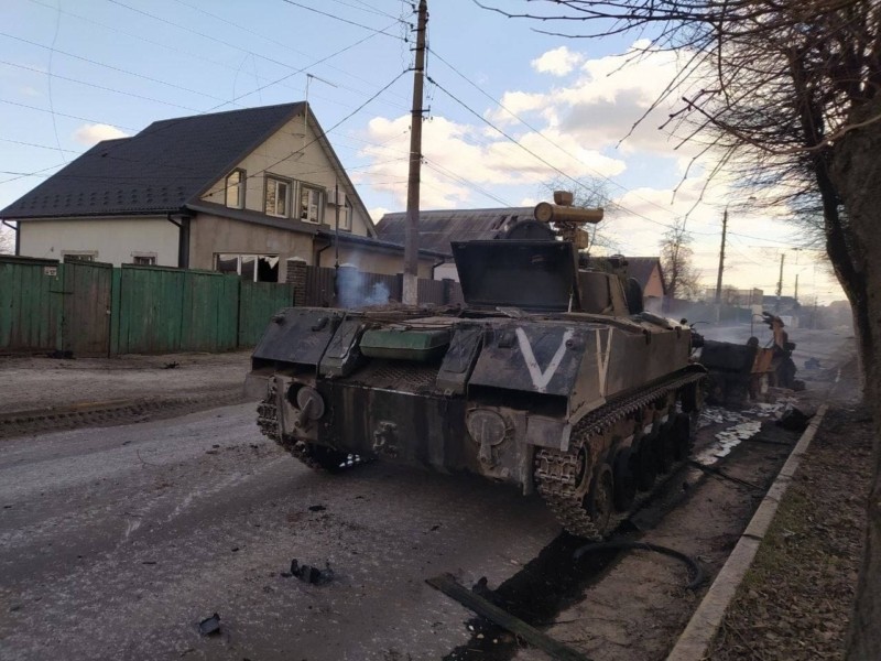 Українська артилерія вщент розгромила так звану групу “V” російських військових (ВІДЕО)