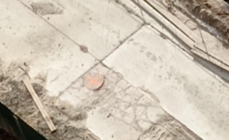 На об’єкті недобудованого метро на Виноградар знайшли “мітку для окупантів”