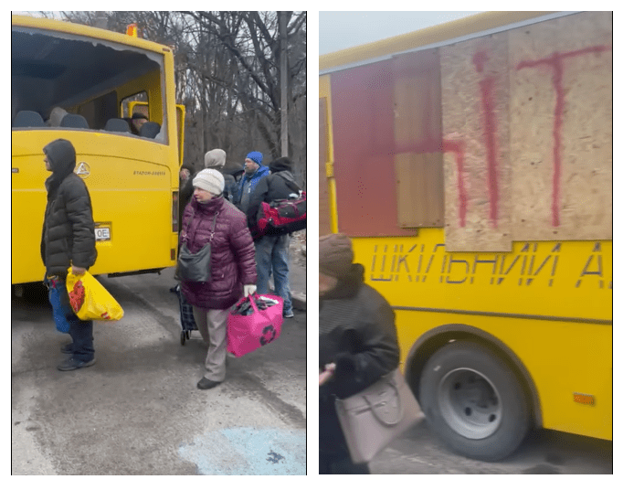 Окупанти обстріляли автобус із біженцями з Макарова