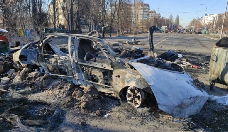 У Бучі російські диверсанти обстріляли авто знімальної групи Sky News