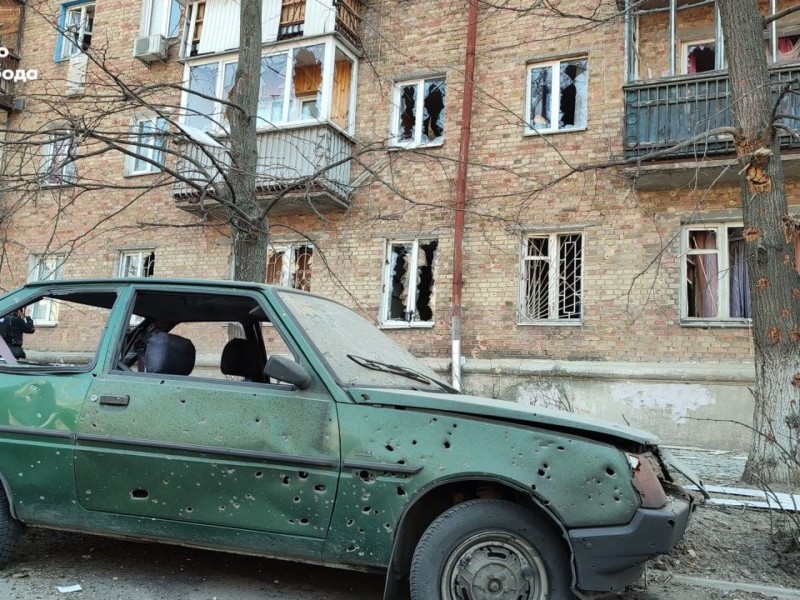 Ворог знову обстріляв Київ – пошкоджені будівлі у Святошинському та Шевченківському районах