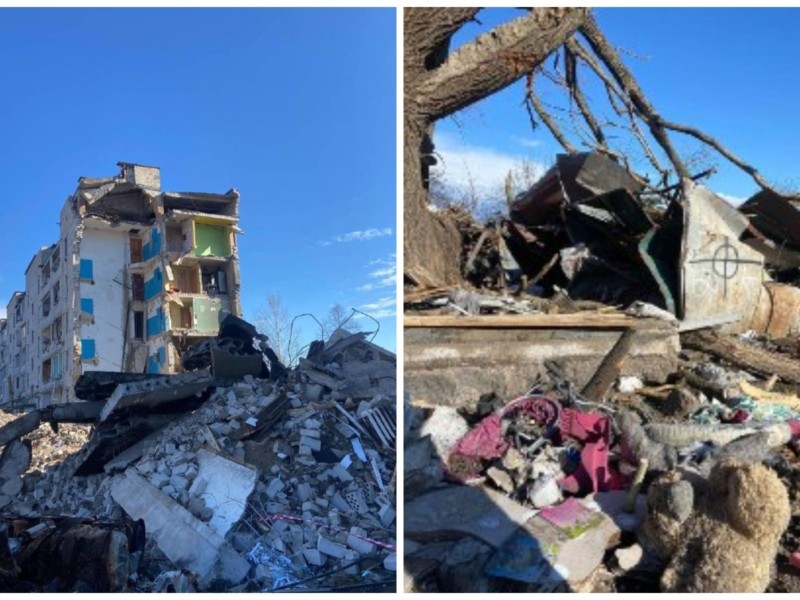 У Бородянці розібрали завали 3-х будинків, допомагати ДСНС зголосилися  5 тис.осіб