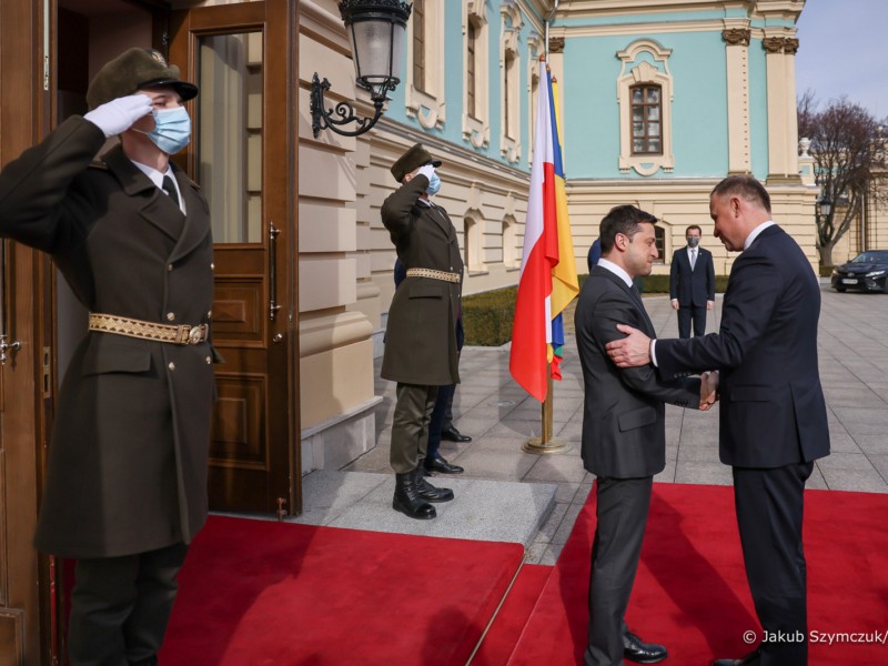 Президент Польщі Анджей Дуда вдруге з початку війни відвідав Київ