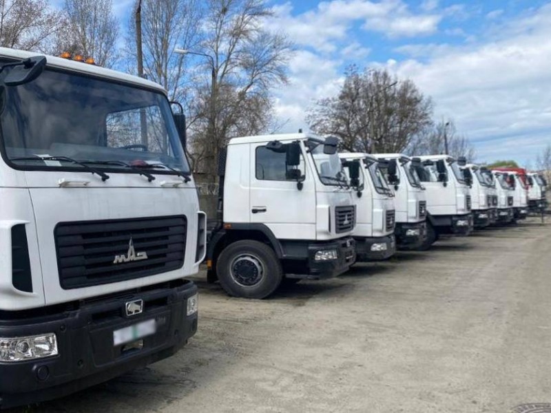 Київська прокуратура передала АРМА 20 білоруських вантажівок (ФОТО)
