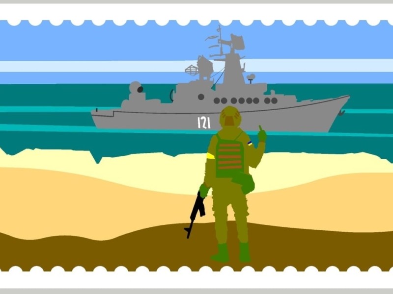 В Києві пройде виставка карикатур про “руський корабель”, який пішов нах*й