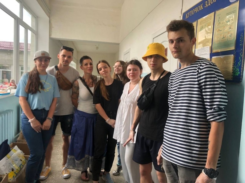 Студенти столичного університету відвідали Бородянку з допомогою