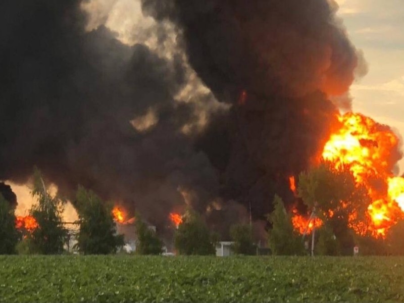 Три ракети зруйнували нафтобазу на Дніпропетровщині