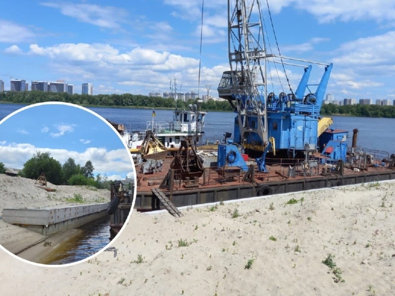 “Незаконне будівництво причалу на березі Дніпра”: директору товариства повідомлено про підозру