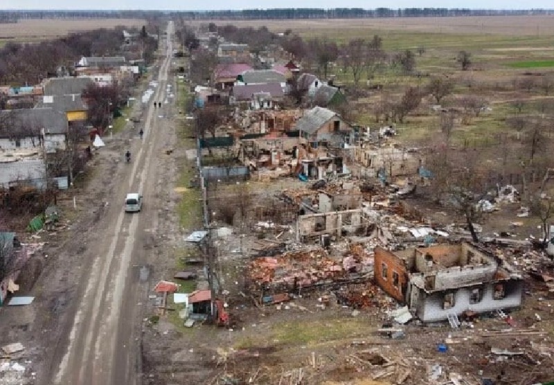 Село Андріївка названо одним з найбільш зруйнованих на Київщині (ФОТО)