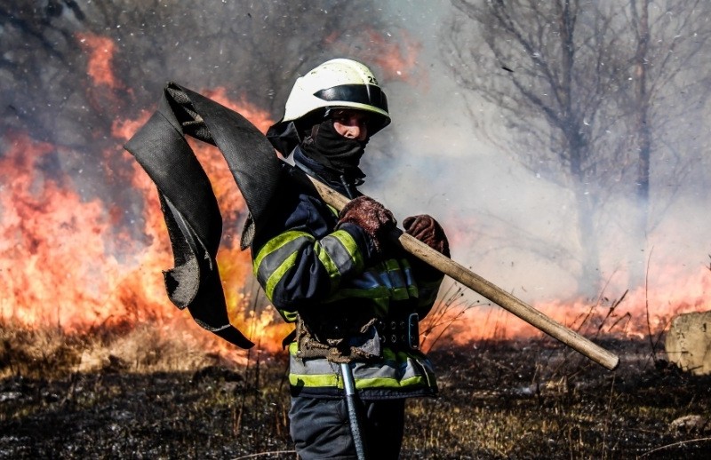 Протягом доби рятувальники 18 разів виїжджали на пожежі в зелених зонах Києва