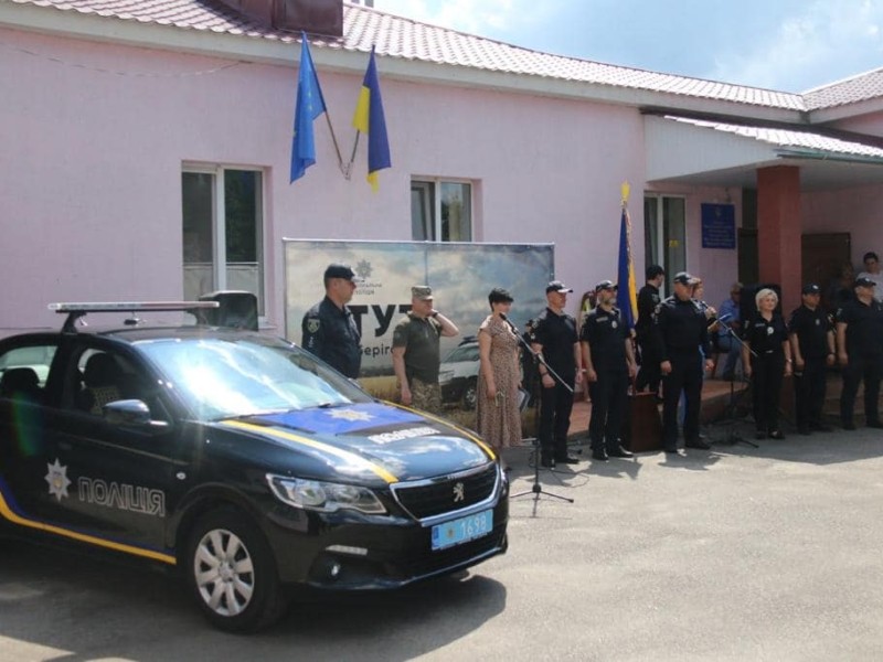 Сьогодні на Київщині відкрили ювілейну поліцейську станцію