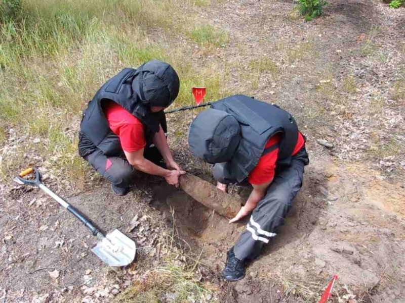 У Пущі-Водиці піротехніки знайшли небезпечну знахідку