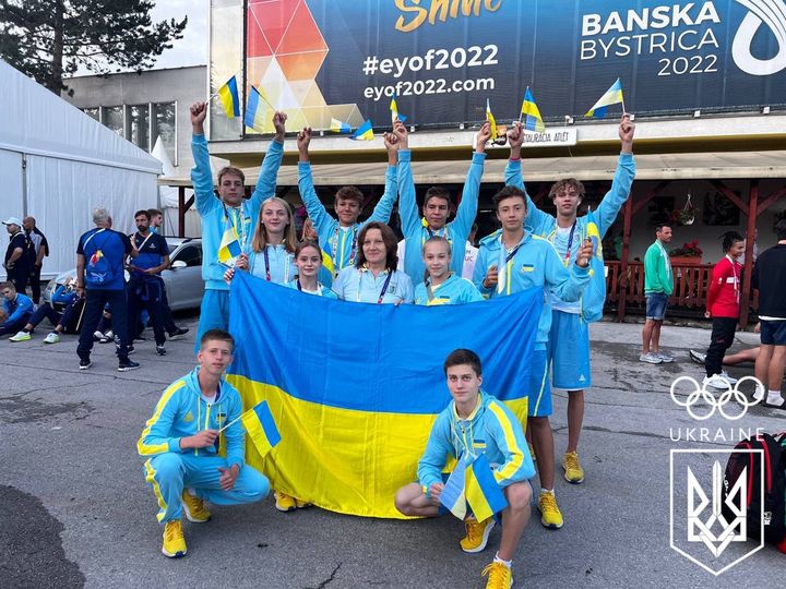 Українці зайняли шосте місце серед 47-ми країн на Європейському юнацькому олімпійському фестивалі в Словаччині