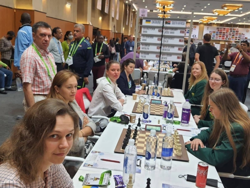 Українські збірні здобули перемоги на 44-й Всесвітній шаховій олімпіаді 2022 року в Індії