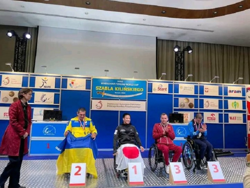 Білоцерківець виборов срібну медаль кубка світу з фехтування на візках