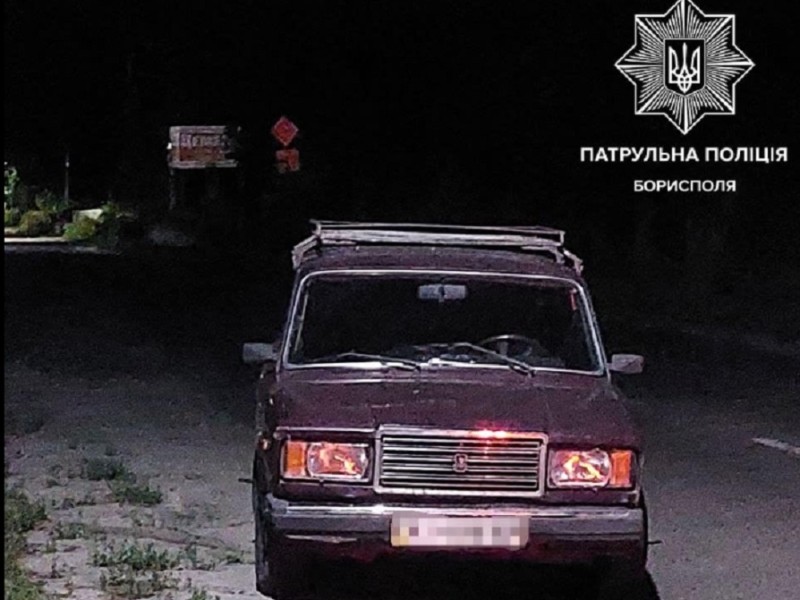 У Борисполі спіймали п’яну водійку на “Жигулях”