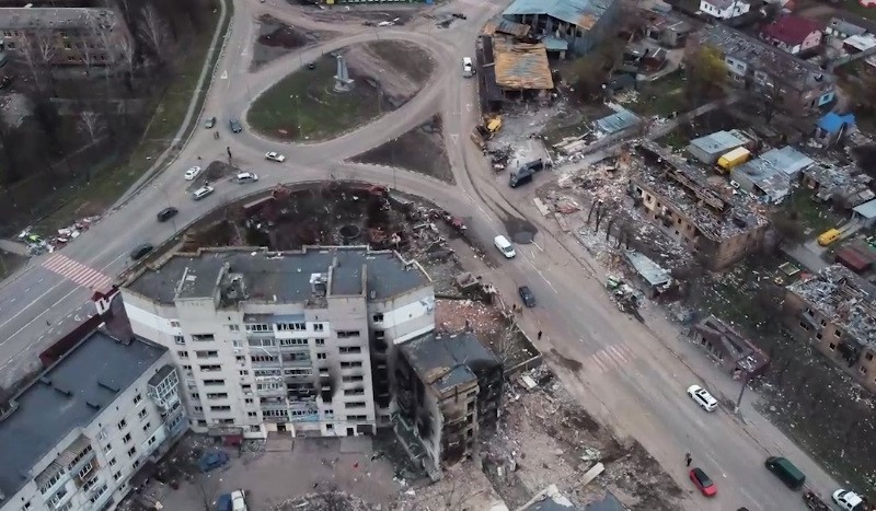 В Бородянці відновлюють пошкоджене приміщення Держказначейства