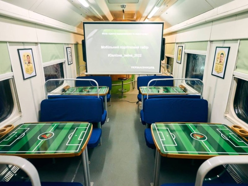 Зміна в потягу: з Києва запустили мобільний підлітковий табір (ФОТО)