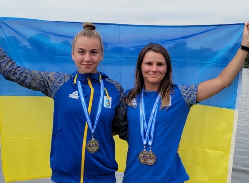 Українські веслувальниці виграли три “золота” на Євро з каное-марафону