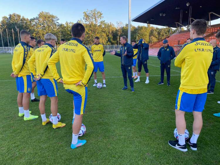 Збірна України з футболу провела перше тренування перед іграми Ліги націй