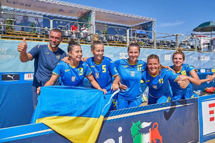Українські футболістки здобули путівку на Всесвітні пляжні ігри