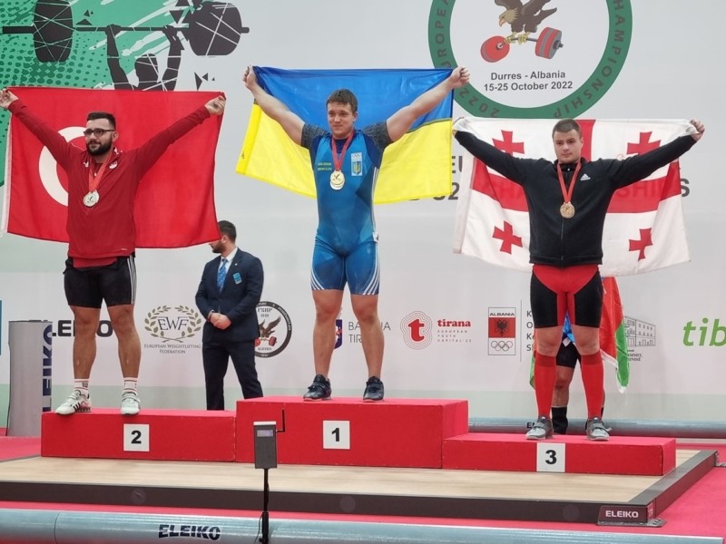 Український важкоатлет Рубановський став чемпіоном Європи