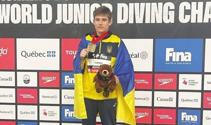 Українець виграв “золото” юніорського ЧС зі стрибків у воду