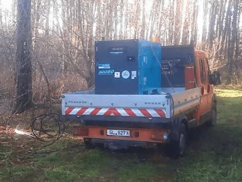 Допомога від Японії в дії: у Ворзелі зявдяки генератору мешканців забезпечують водою (ФОТО)