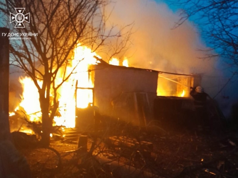 У Вишгороді при пожежі в будинку загинув чоловік