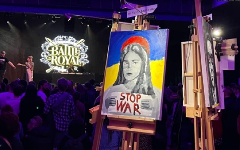 Українка увійшла до трійки переможців у конкурсі Art Battle Manchester у Британії