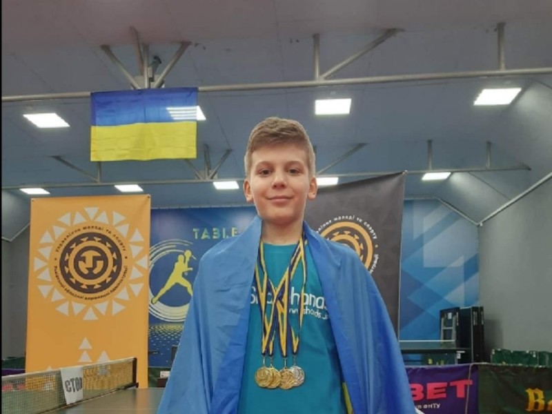 Юний тенісист з Київщини переміг на змаганнях у Львові