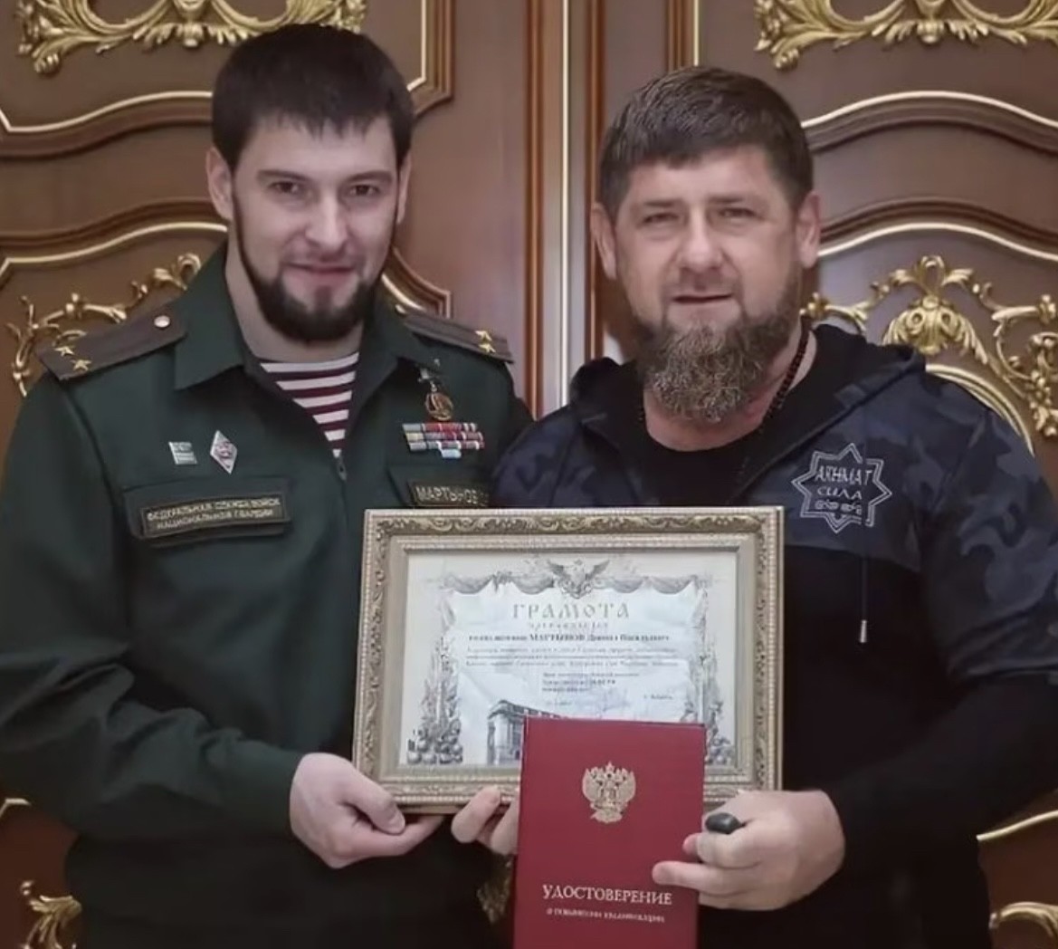 Командир спецназа Чечни Даниил Мартынов