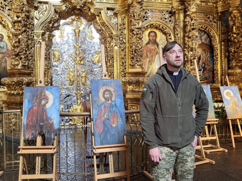 У Софійському соборі у Києві відкрили унікальну виставку ікон
