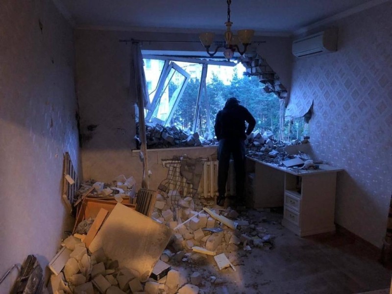 В Українці на Київщині через атаку росіян спалахнула багатоповерхівка, постраждала дитина