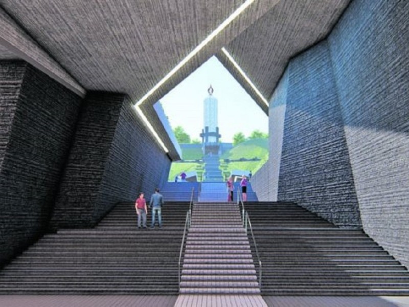 Будівництво багатоповерхового музею пам’яті жертв Голодомору: почали утеплювати дах